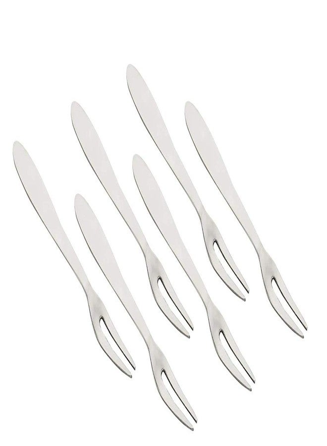 Appeasy Stainless Steel Fruit Fork - Set of 6 Forks - Image 1